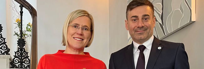Ülle Madise ja Dmytro Lubinets